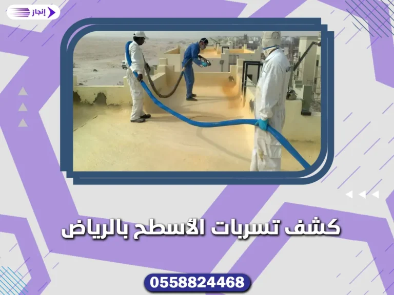 كشف تسربات الأسطح بالرياض